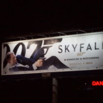 Billboard 12x3m. Stroeer_OMD dla Sky Fall