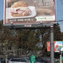 Billboardy 6x3, Kampania Freshmarket, dostawca AMS, dom mediowy Zenith